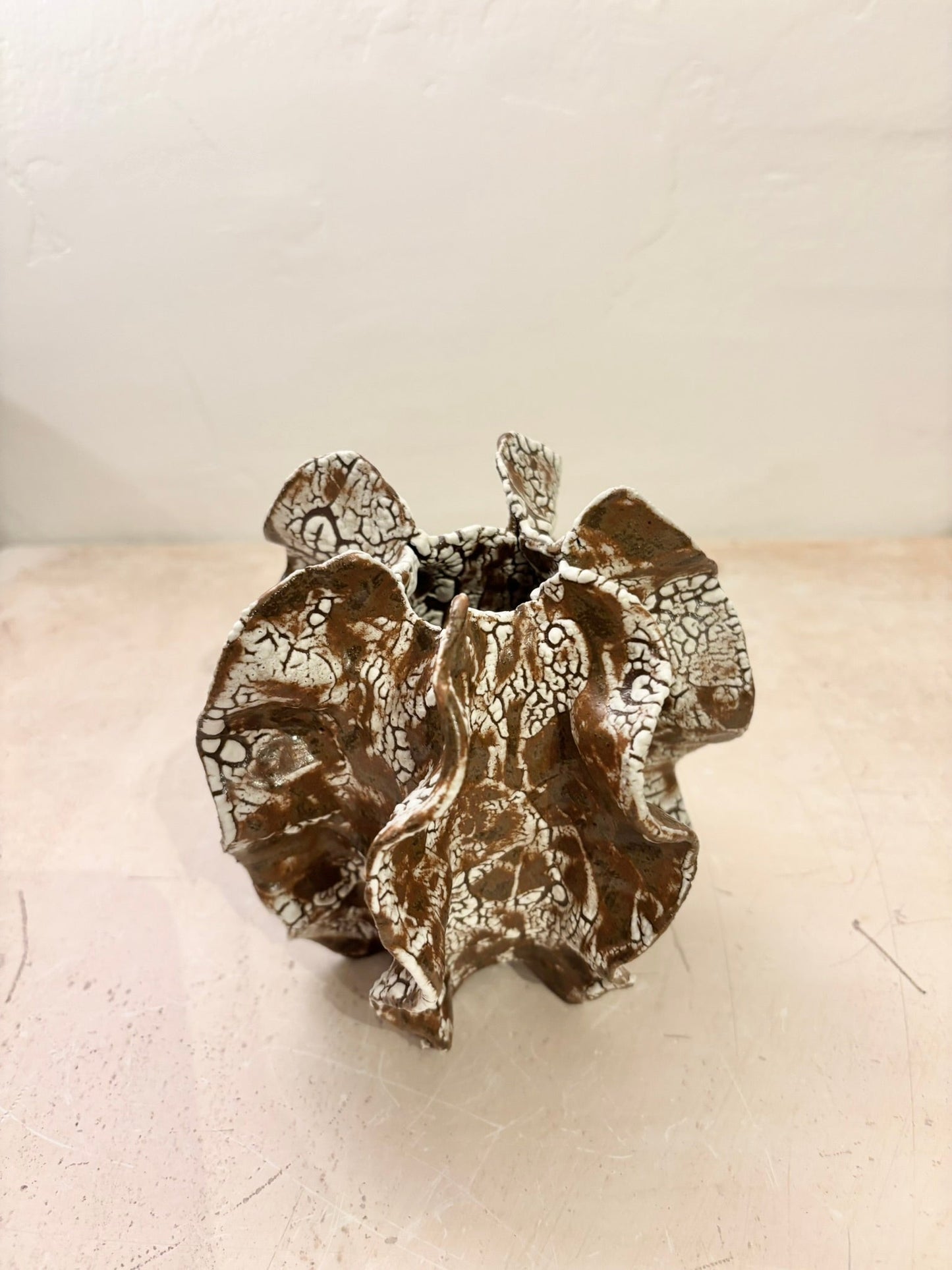 Mini chalk sea sculpture no 06140