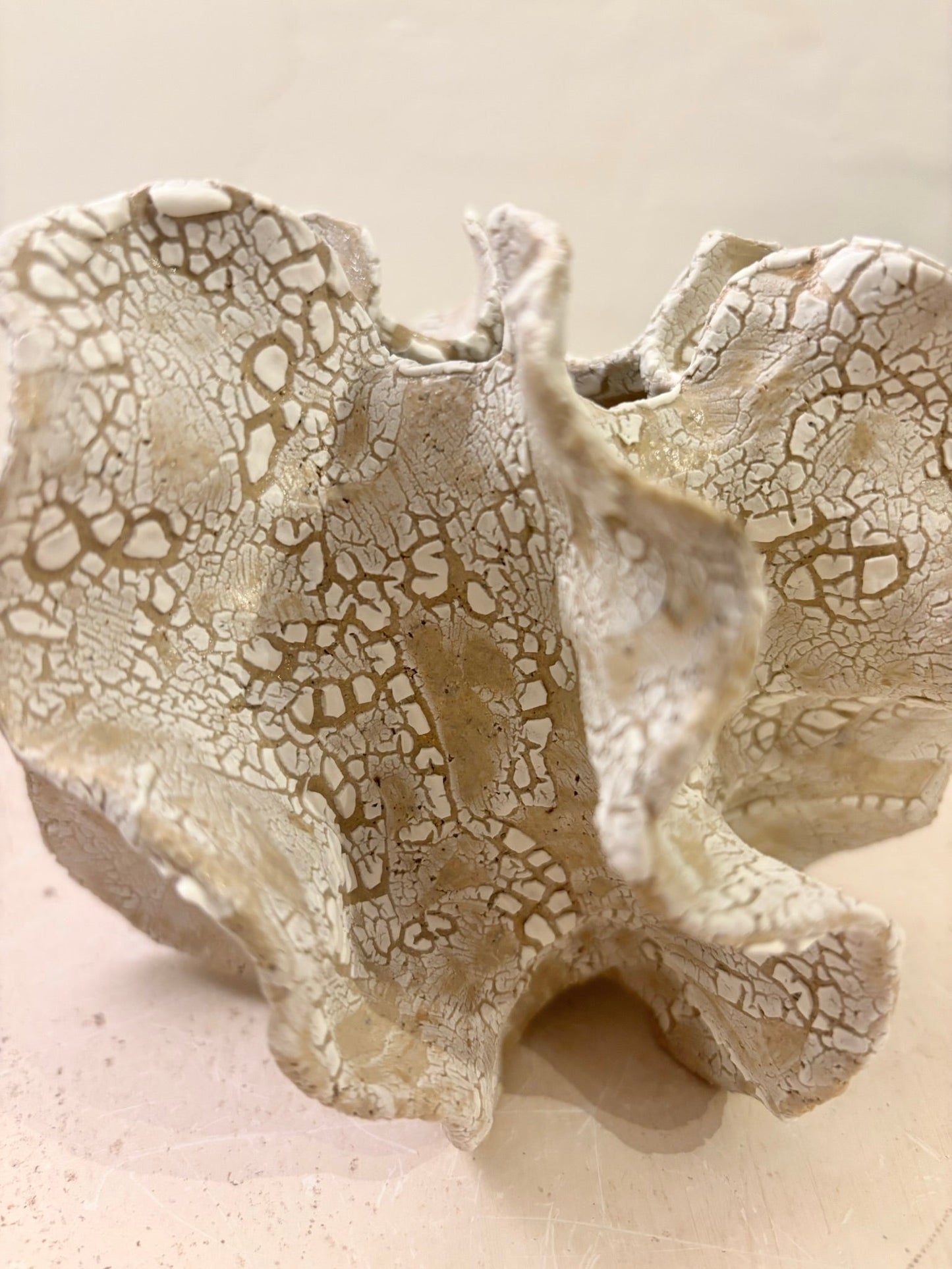 Mini chalk sea sculpture no 06128