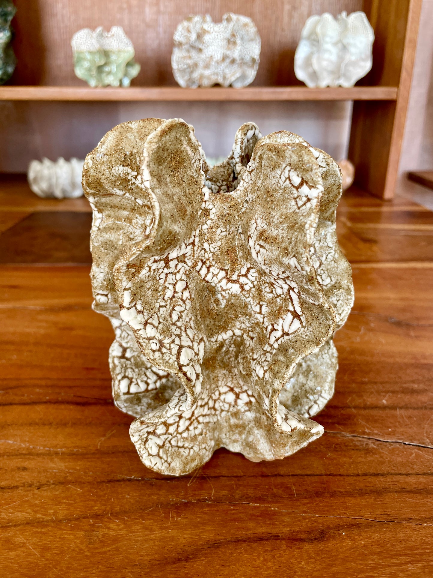Mini chalk sea sculpture no 06137