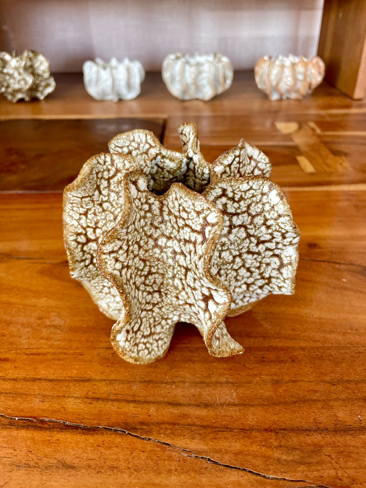 Mini chalk sea sculpture no 06140