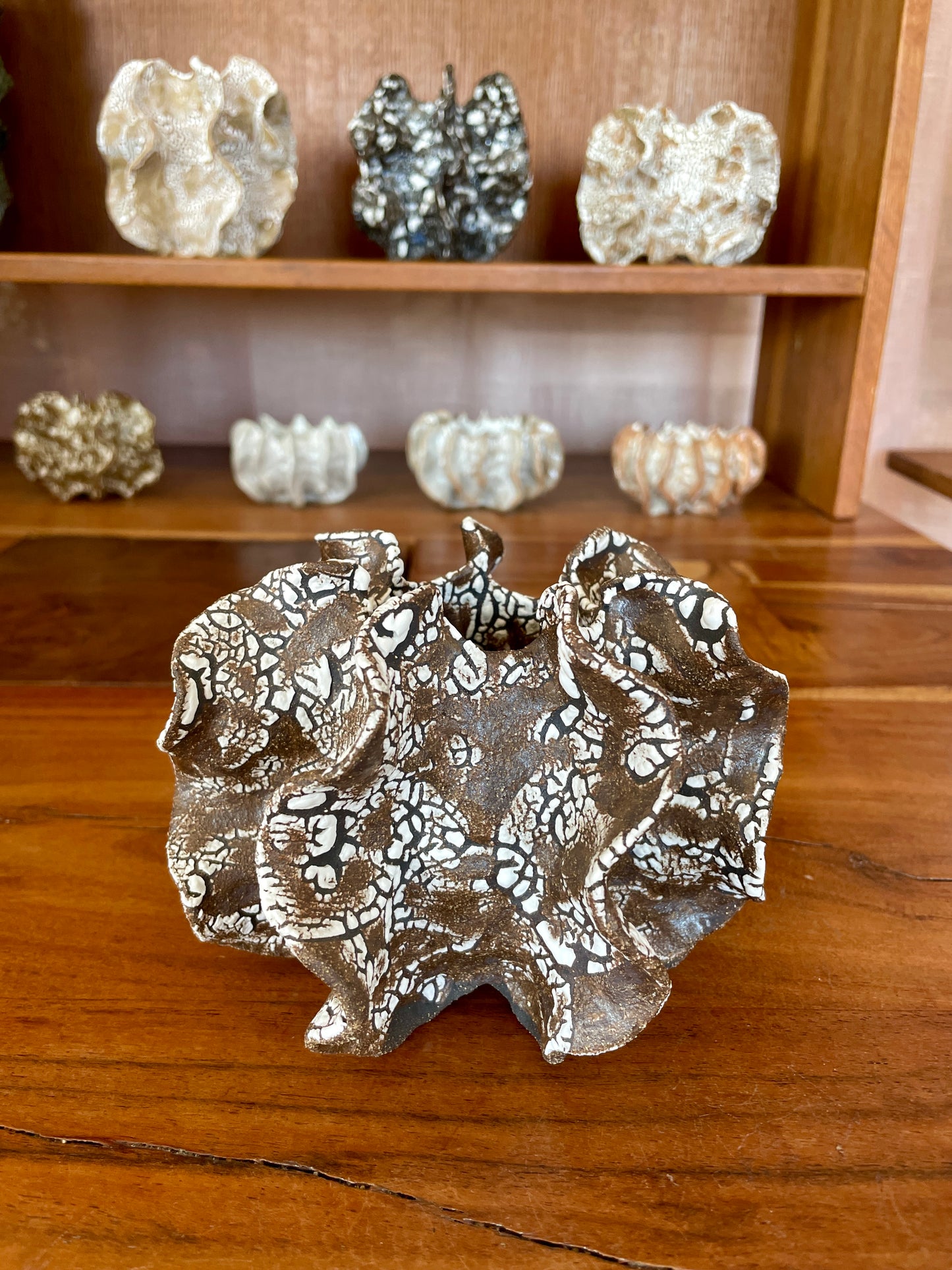 Mini chalk sea sculpture no 06139